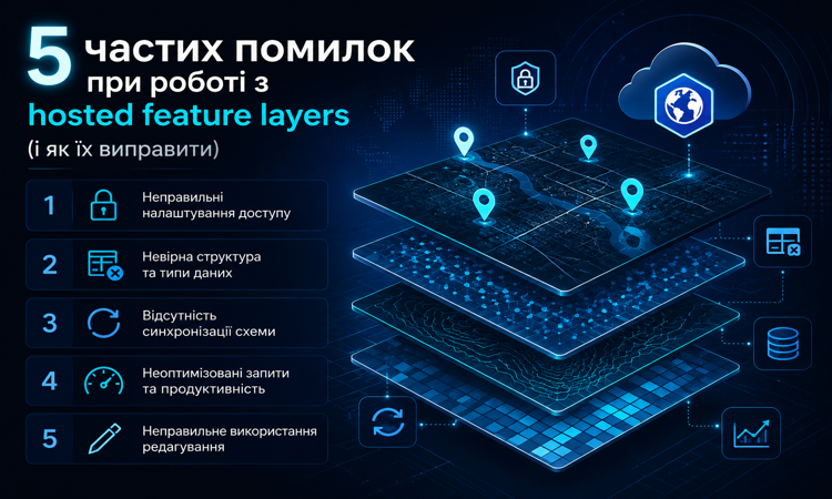 5 помилок при роботі з шарами в ArcGIS