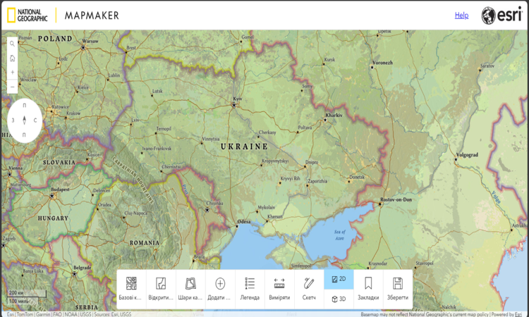 MapMaker для освіти