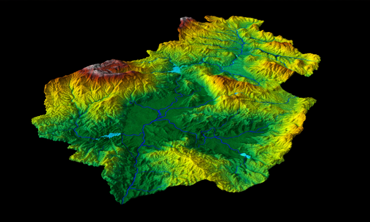 3D-модель рельєфу в ArcGIS